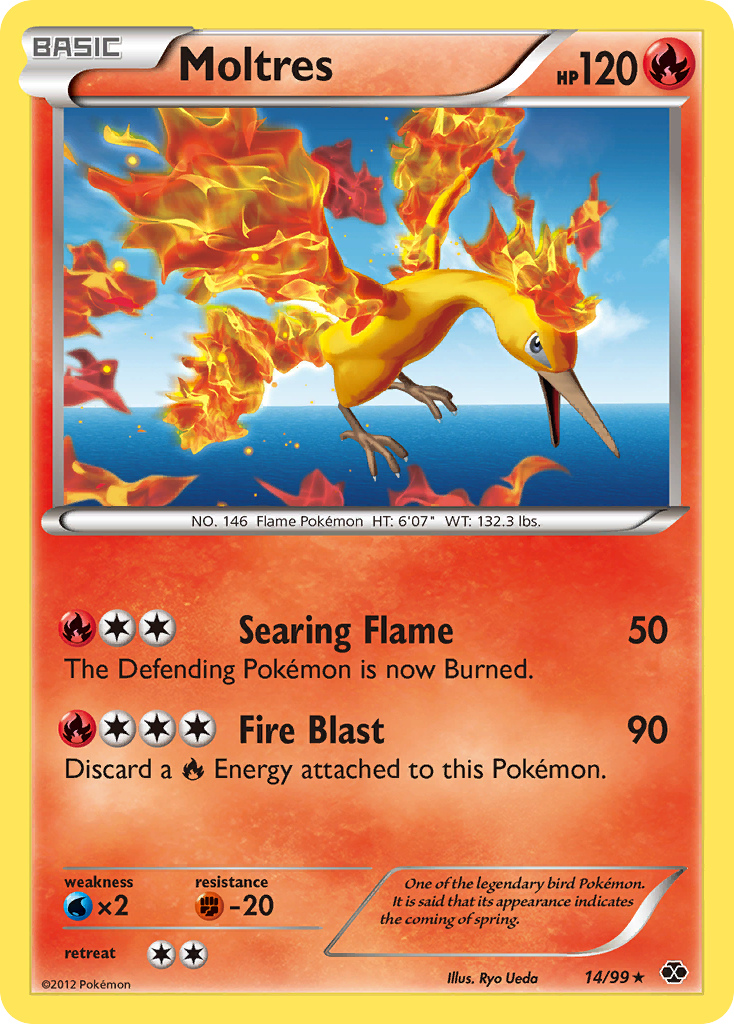 Moltres (14/99) [Black & White: Next Destinies] | Cracking-Singles