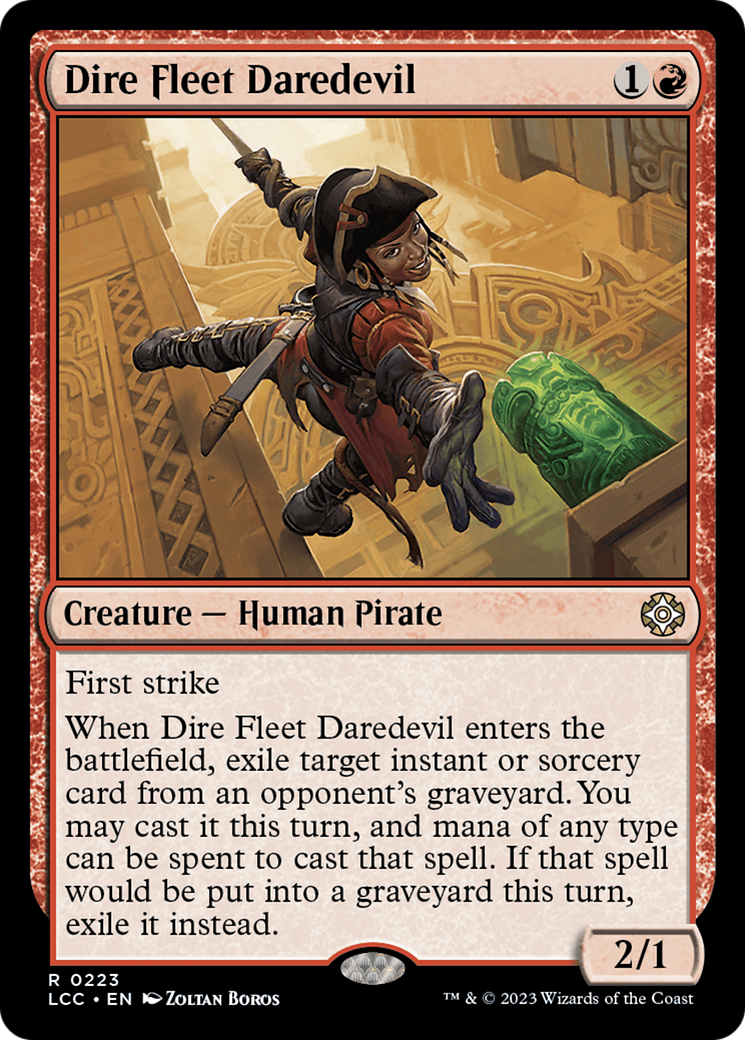 Dire Fleet Daredevil [The Lost Caverns of Ixalan Commander] | Cracking-Singles