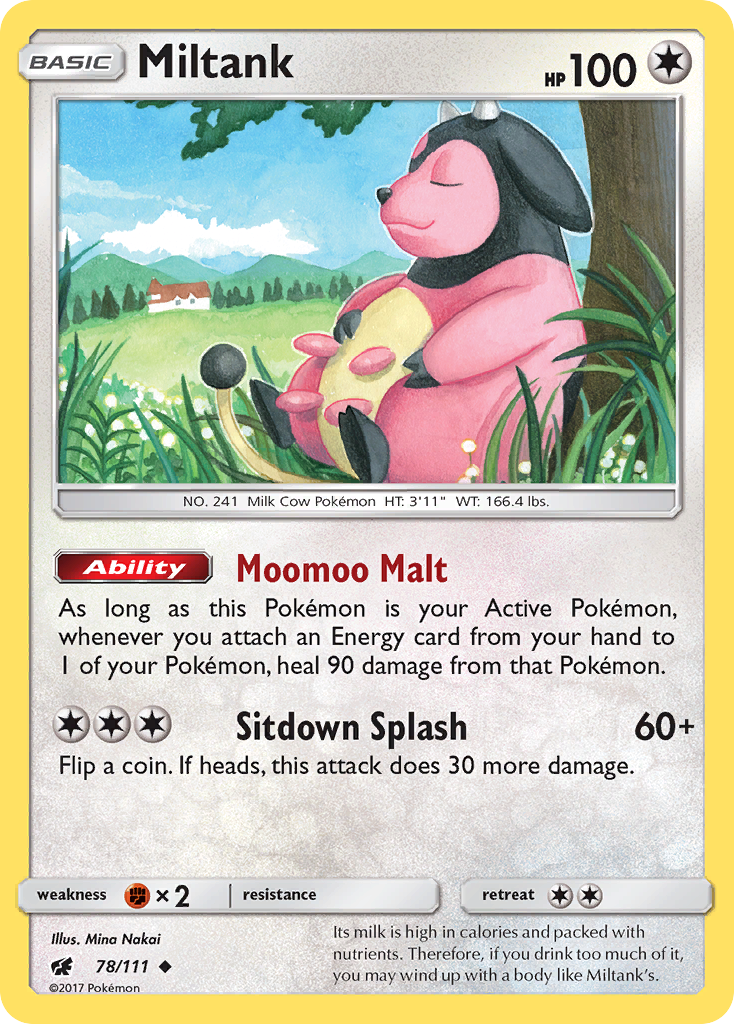 Miltank (78/111) [Sun & Moon: Crimson Invasion] | Cracking-Singles