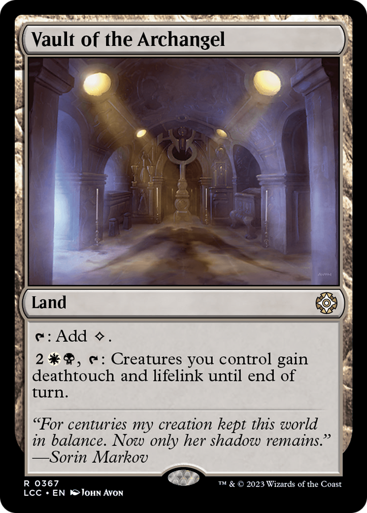 Vault of the Archangel [The Lost Caverns of Ixalan Commander] | Cracking-Singles