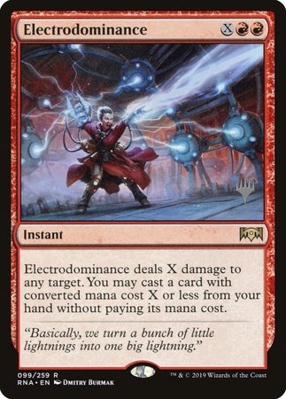 Electrodominance [Ravnica Allegiance Promos] | Cracking-Singles