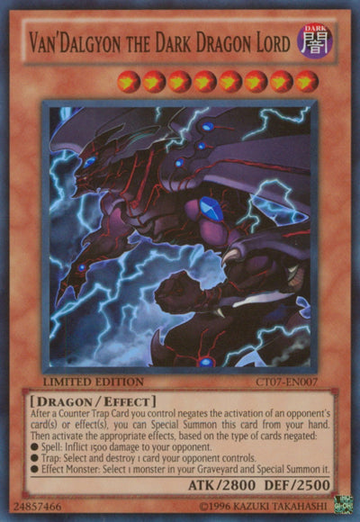 Van'Dalgyon The Dark Dragon Lord [CT07-EN007] Super Rare | Cracking-Singles