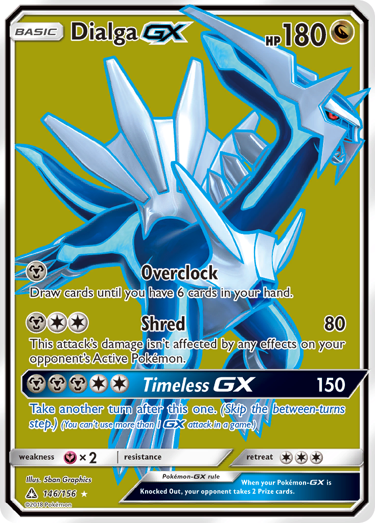 Dialga GX (146/156) [Sun & Moon: Ultra Prism] | Cracking-Singles