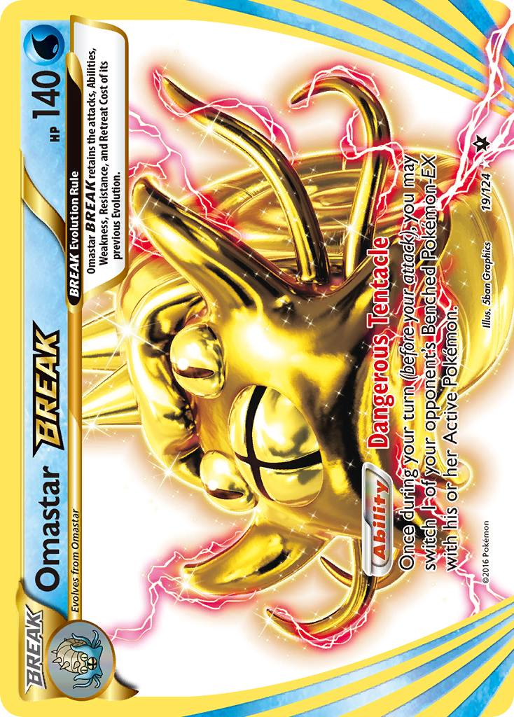 Omastar BREAK (19/124) [XY: Fates Collide] | Cracking-Singles