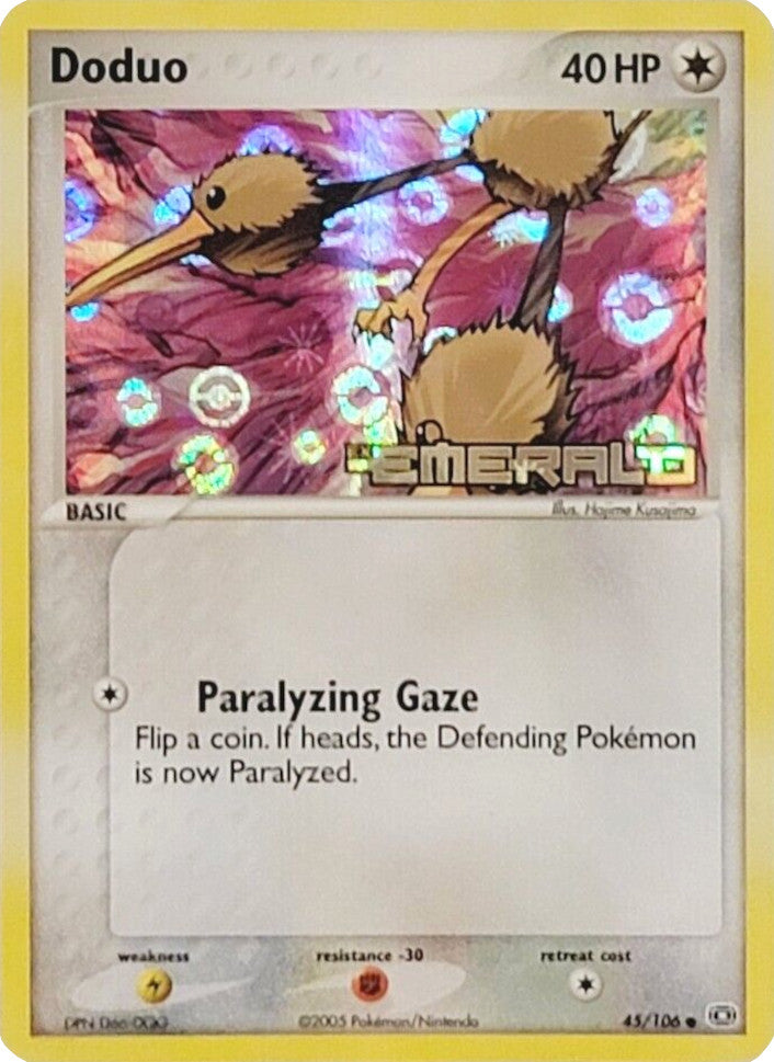 Doduo (45/106) (Stamped) [EX: Emerald] | Cracking-Singles