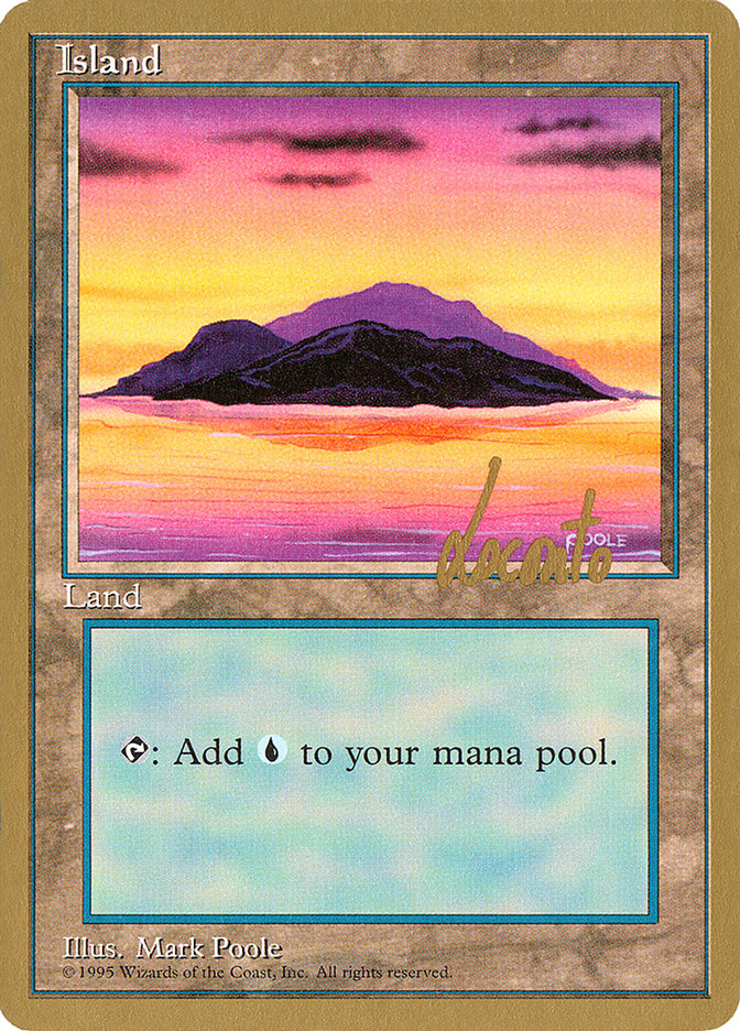 Island (ml368) (Michael Loconto) [Pro Tour Collector Set] | Cracking-Singles