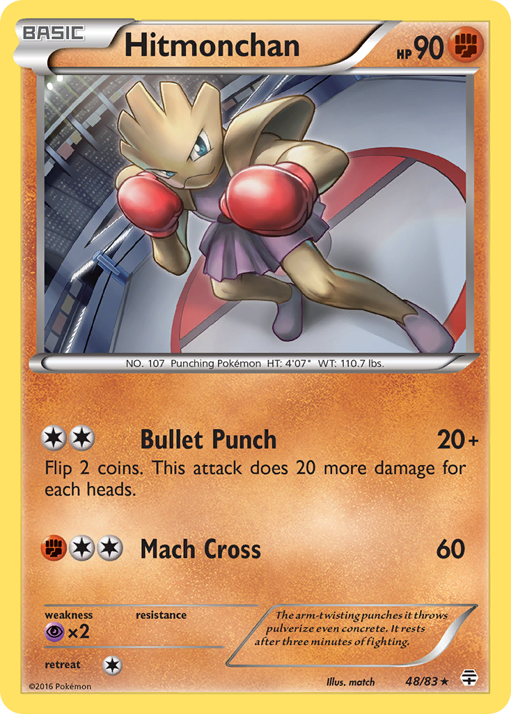 Hitmonchan (48/83) [XY: Generations] | Cracking-Singles