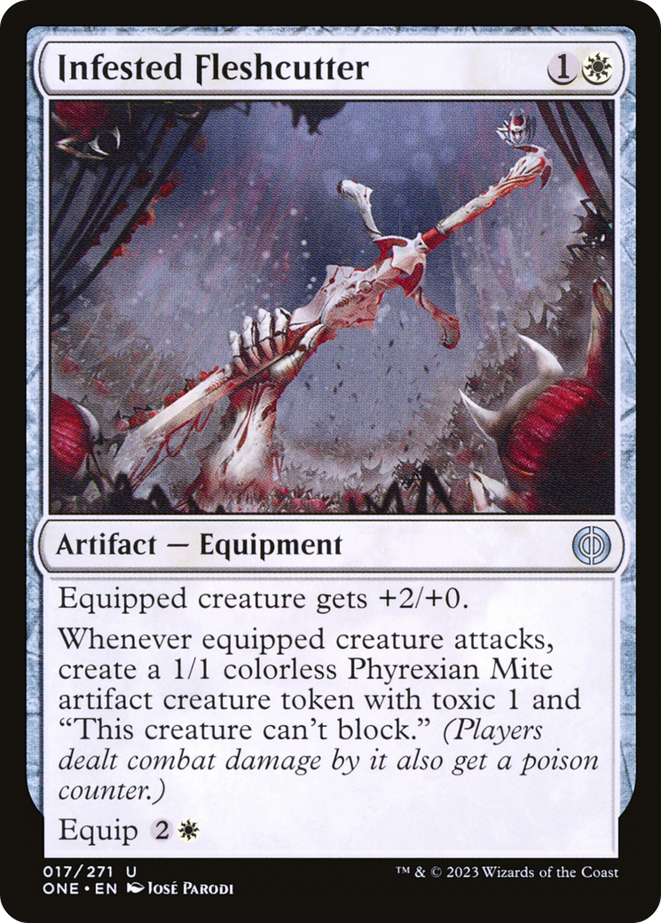 Infested Fleshcutter [Phyrexia: All Will Be One] | Cracking-Singles