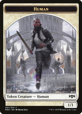 Human Token [Ravnica Allegiance Tokens] | Cracking-Singles