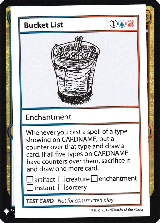 Bucket List [Mystery Booster Playtest Cards] | Cracking-Singles