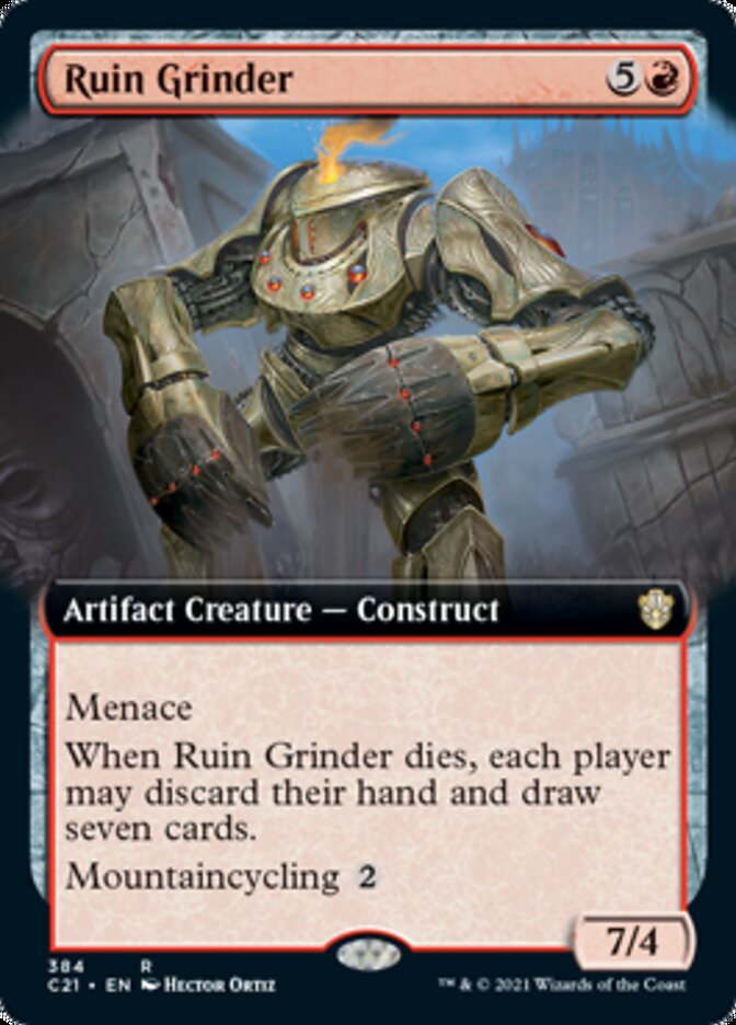 Ruin Grinder (Extended) [Commander 2021] | Cracking-Singles