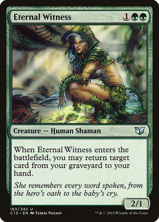 Eternal Witness [Commander 2015] | Cracking-Singles