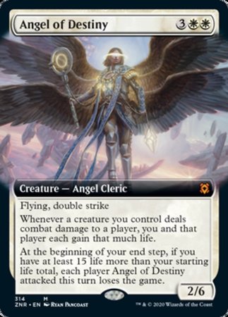 Angel of Destiny (Extended Art) [Zendikar Rising] | Cracking-Singles