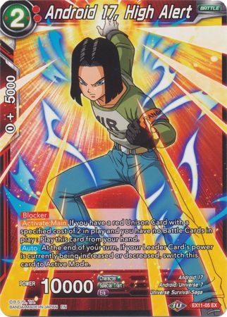 Android 17, High Alert [EX11-05] | Cracking-Singles