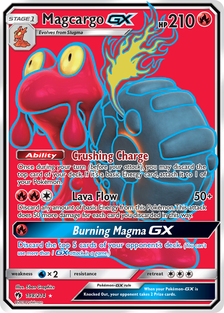 Magcargo GX (198/214) [Sun & Moon: Lost Thunder] | Cracking-Singles