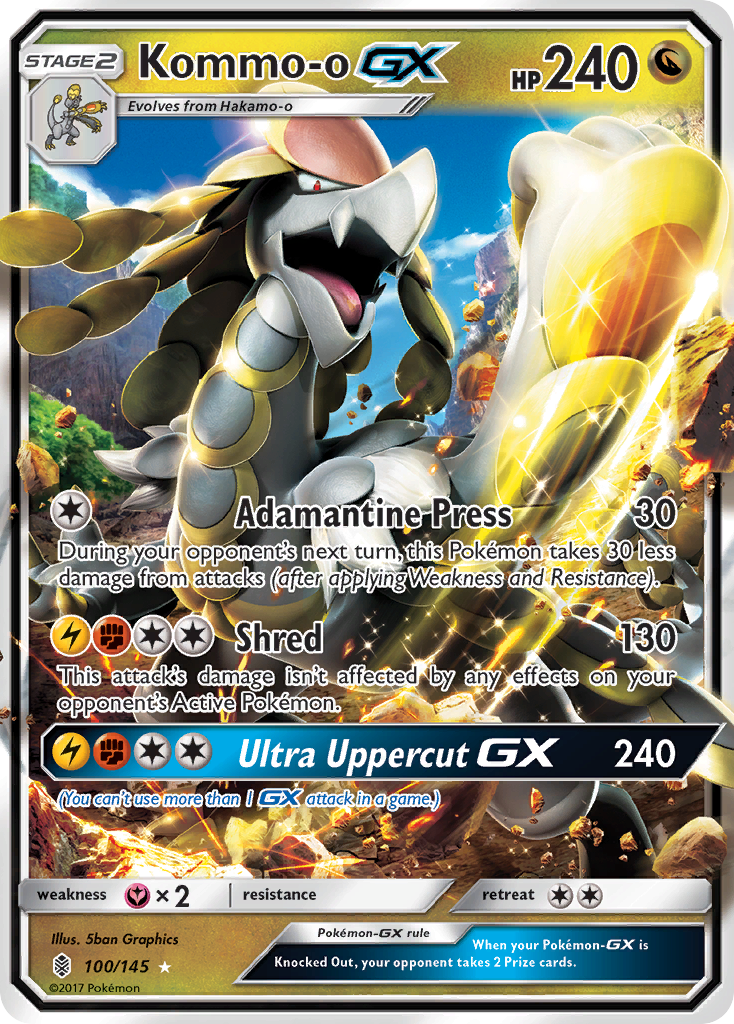 Kommo-o GX (100/145) [Sun & Moon: Guardians Rising] | Cracking-Singles