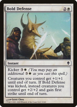 Bold Defense [Zendikar] | Cracking-Singles