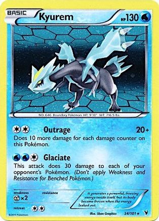 Kyurem (34/101) (Cosmos Holo) [Black & White: Noble Victories] | Cracking-Singles