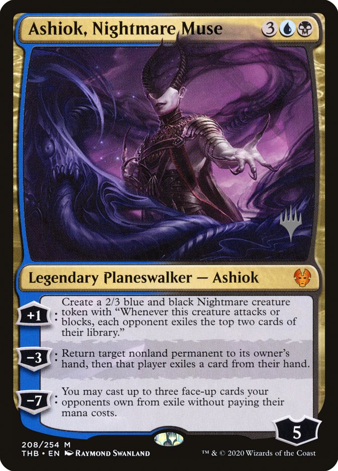 Ashiok, Nightmare Muse (Promo Pack) [Theros Beyond Death Promos] | Cracking-Singles