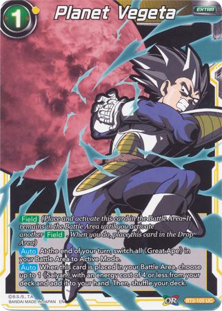 Planet Vegeta (Alternate Art) [BT3-105] | Cracking-Singles