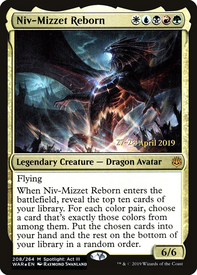 Niv-Mizzet Reborn  [War of the Spark Prerelease Promos] | Cracking-Singles