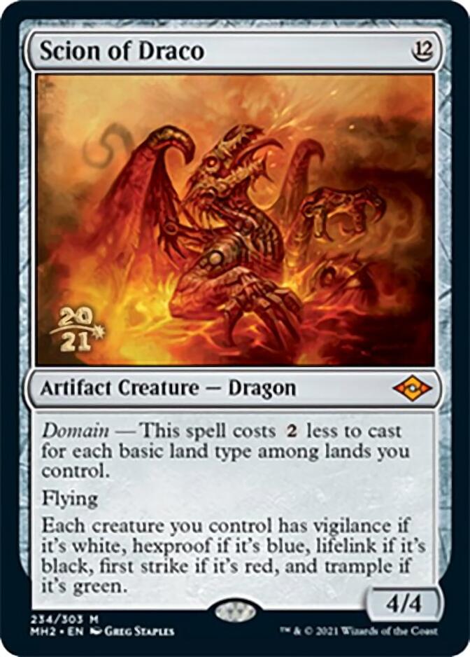 Scion of Draco [Modern Horizons 2 Prerelease Promos] | Cracking-Singles