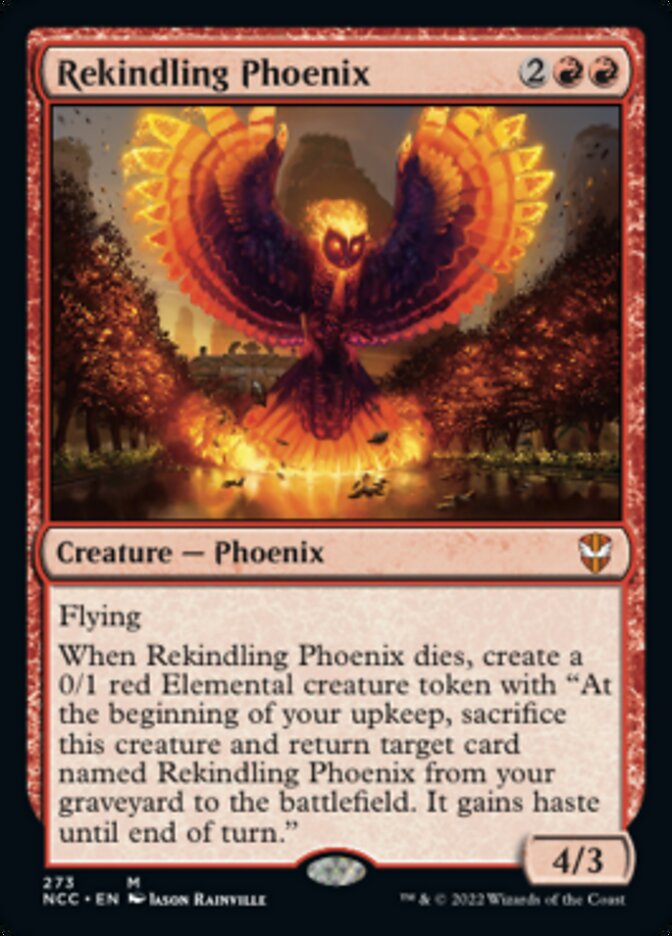 Rekindling Phoenix [Streets of New Capenna Commander] | Cracking-Singles