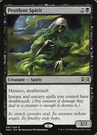 Pestilent Spirit [Ravnica Allegiance] | Cracking-Singles