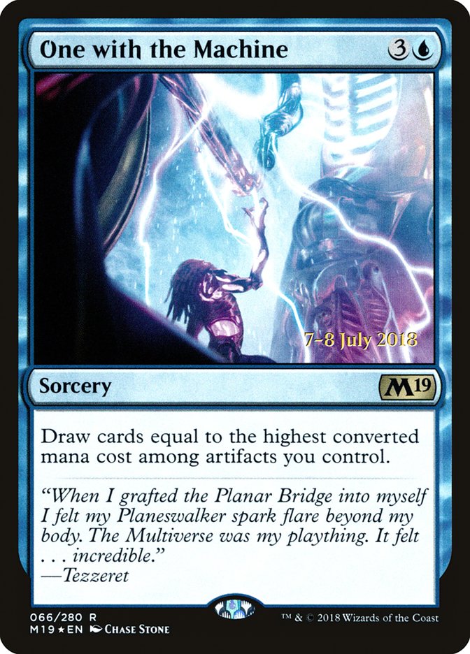 One with the Machine  [Core Set 2019 Prerelease Promos] | Cracking-Singles