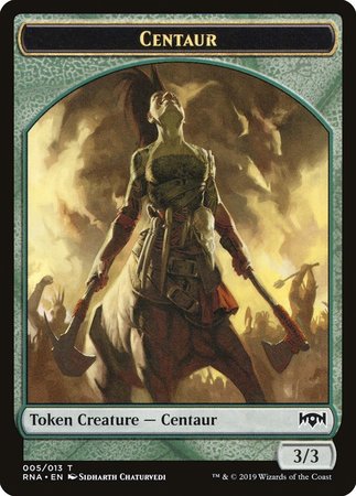 Centaur Token [Ravnica Allegiance Tokens] | Cracking-Singles