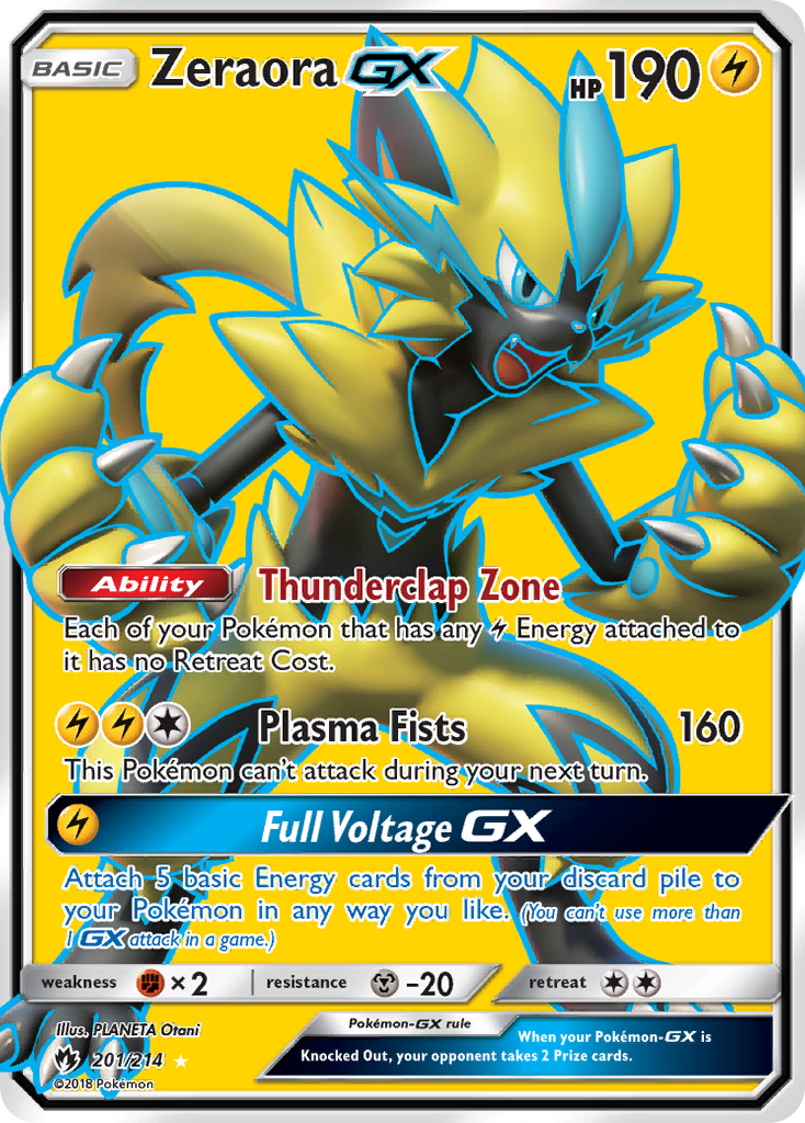 Zeraora GX (201/214) [Sun & Moon: Lost Thunder] | Cracking-Singles