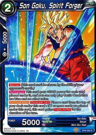 Son Goku, Spirit Forger [BT6-030] | Cracking-Singles