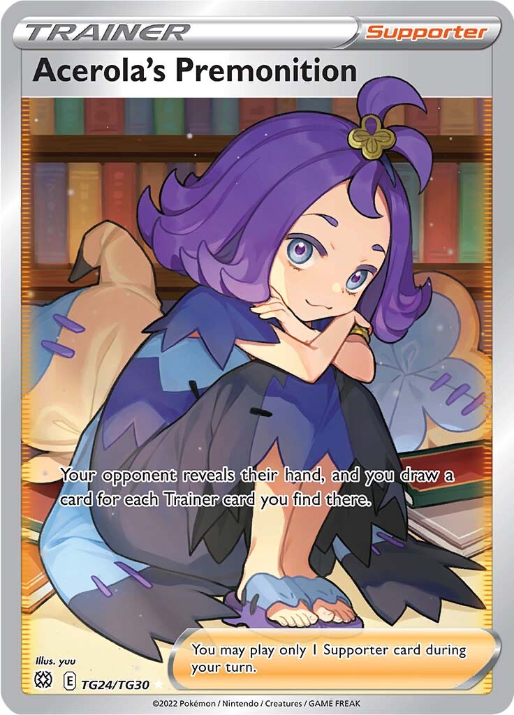 Acerola's Premonition (TG24/TG30) [Sword & Shield: Brilliant Stars] | Cracking-Singles