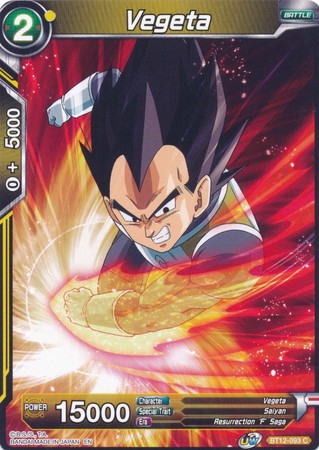 Vegeta [BT12-093] | Cracking-Singles