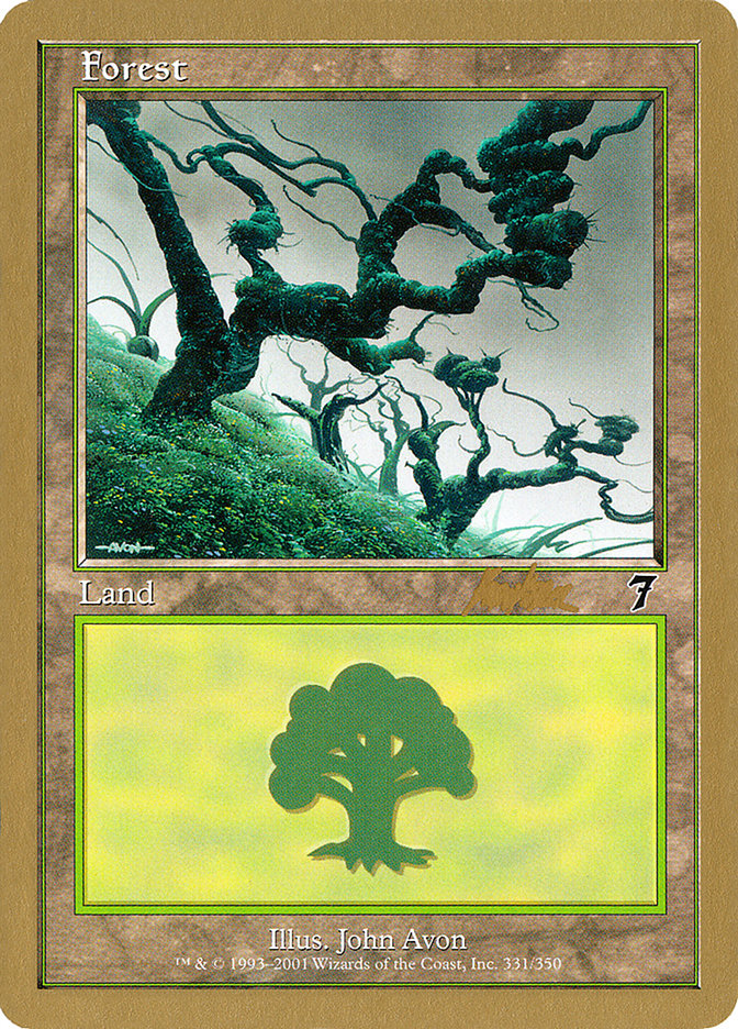 Forest (bk331) (Brian Kibler) [World Championship Decks 2002] | Cracking-Singles