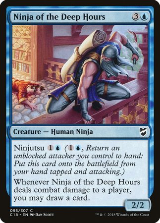 Ninja of the Deep Hours [Commander 2018] | Cracking-Singles