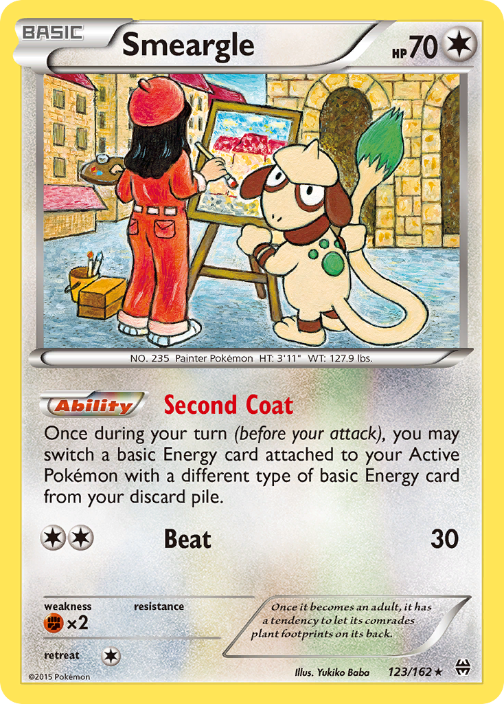 Smeargle (123/162) [XY: BREAKthrough] | Cracking-Singles