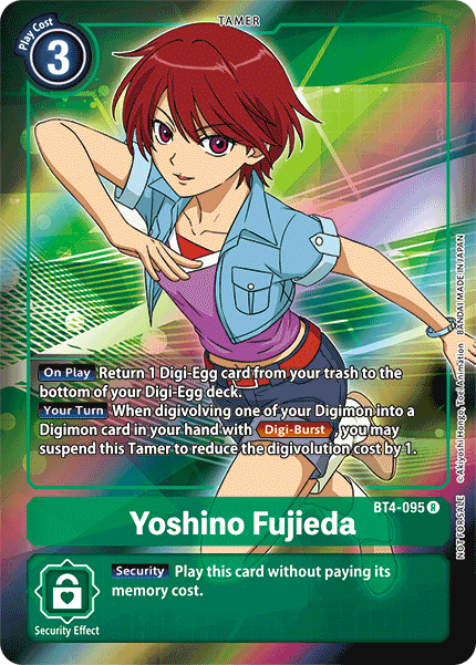 Yoshino Fujieda [BT4-095] (Buy-A-Box Promo) [Great Legend Promos] | Cracking-Singles