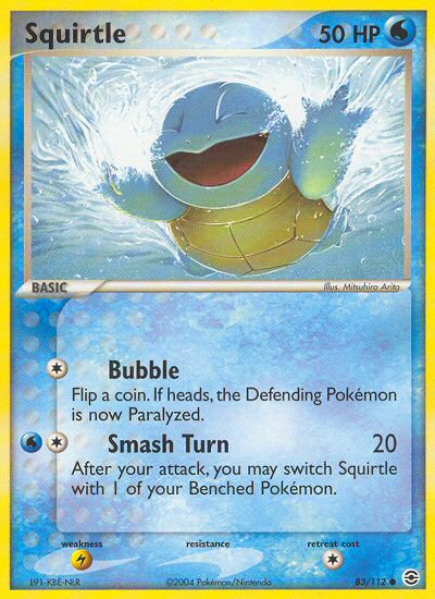 Squirtle (83/112) [EX: FireRed & LeafGreen] | Cracking-Singles