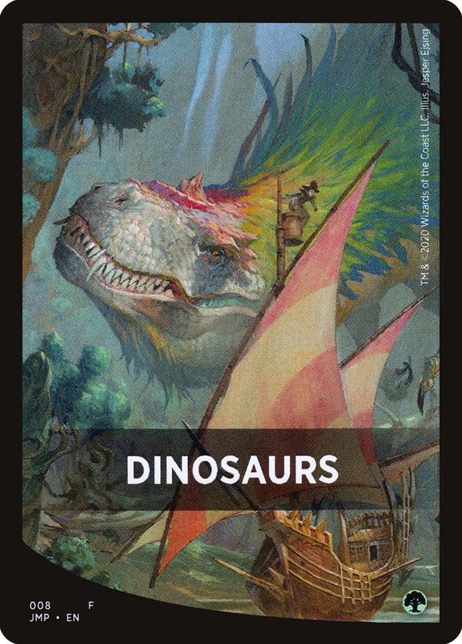 Dinosaurs Theme Card [Jumpstart Front Cards] | Cracking-Singles