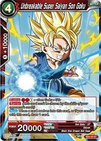 Unbreakable Super Saiyan Son Goku [SD2-03] | Cracking-Singles