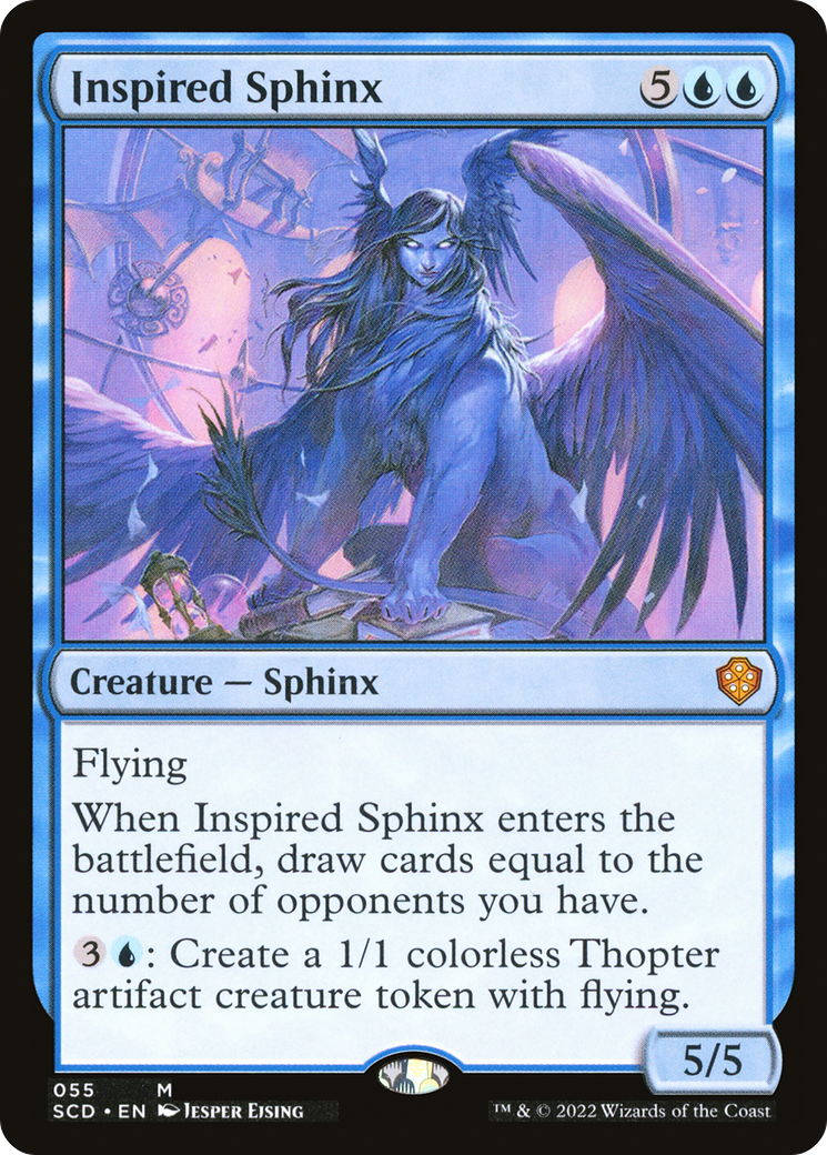 Inspired Sphinx [Starter Commander Decks] | Cracking-Singles