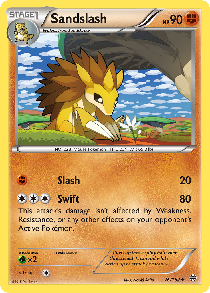 Sandslash (76/162) [XY: BREAKthrough] | Cracking-Singles