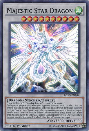 Majestic Star Dragon [LC5D-EN036] Super Rare | Cracking-Singles