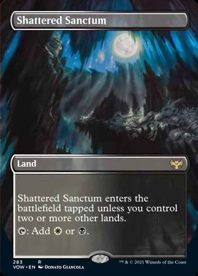 Shattered Sanctum (Borderless) [Innistrad: Crimson Vow] | Cracking-Singles