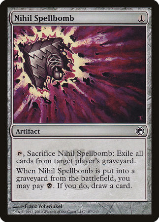 Nihil Spellbomb [Scars of Mirrodin] | Cracking-Singles