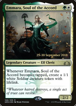 Emmara, Soul of the Accord [Guilds of Ravnica Promos] | Cracking-Singles