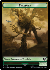 Treefolk // Food Token [The Lord of the Rings: Tales of Middle-Earth Commander Tokens] | Cracking-Singles