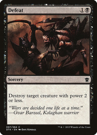 Defeat [Dragons of Tarkir] | Cracking-Singles