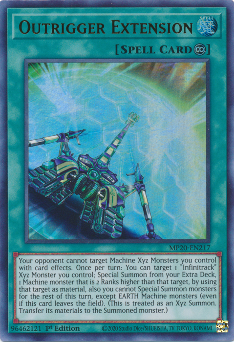 Outrigger Extension [MP20-EN217] Ultra Rare | Cracking-Singles